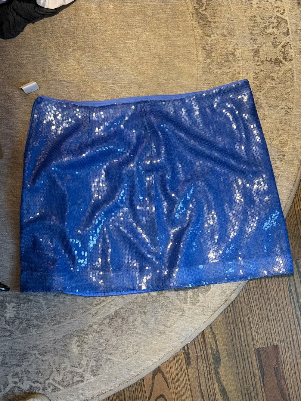 J. Crew Royal Blue Sequin Mini Skirt